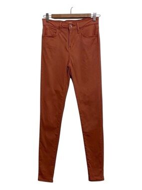 LEVIS 720 high rise super skinny jeans 25 orange tangerine automn high Waisted